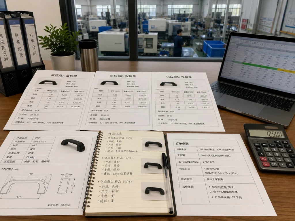 Chinese Supplier Quotation Comparison Review Chinese supplier quotations compared beside product specifications, sample notes and order terms