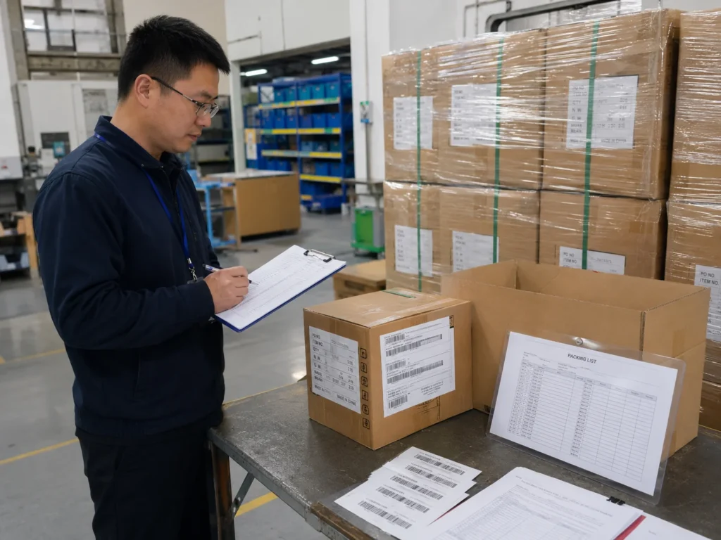 Factory Quality Records and Export Packing Check